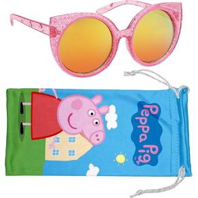 Sun-Staches Peppa Pig Sunglasses: Stylish, Comfortable, & Durable UV-Protective Peppa Pig Glasses with Soft Carrying Case - Officially-Licensed Peppa Pig Accessories