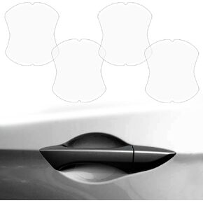 Car Door Handle Protector, 4 Pcs Clear Universal Car Door Handle Scratch Protector Fit for Most Cars