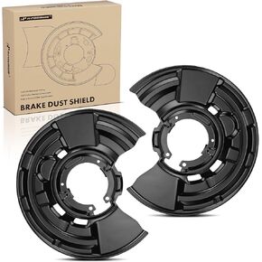 A-Premium Rear Driver and Passenger Side Brake Dust Shield Compatible with Select BMW Models - 320i, 328d, 328i, 330e, 330i, 335i, 420i, 428i, 430i, 435i, 228i, 230i - Replace# 34216792243, 2-PC Set