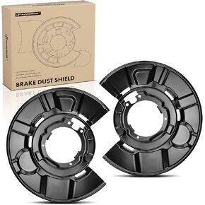A-Premium Rear Side Brake Dust Shield Compatible with Select BMW Models - 320i xDrive, 323i, 325Ci, 325i, 325xi, 328d, 328i, 328i xDrive, 330e, 330i, 330i xDrive, 330xi, 335d, ActiveHybrid 3, 2-PC Set