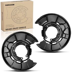 A-Premium Rear Side Brake Dust Shield Compatible with Select BMW Models - 320i 2012-2018, 323i 2006-2011, 325i 2006, 328d 2014-2018, 328i, 428i, 228i, 228i xDrive, 230i, 230i xDrive, 128i - 2-PC Set
