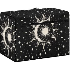 Cartoon Cats Sewing Machine Cover with Storage Pockets Scratch-Resistant Portable Protective Dust Cover Water-Resistant Sewing Equipment Cover for Most Standard Sewing Machines Accessories
