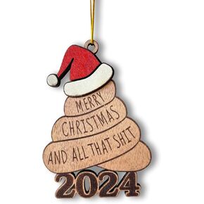 Black Cat Christmas Ornaments - Tuxedo Cat Xmas Decor Tree Hanging - 2024 Cat Christmas Ornament for Cat Lovers (2 Cats Ornament)