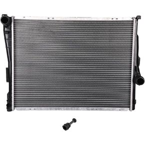 SCITOO 2636 Radiator Replacement Fit 1999 for 323is 2.5L 328is 2.8L,2000 for 323Ci/323i 2.5L 328Ci 2.8L, 2001-2005 for 320i 2.2L 325Ci/325i/325xi 2.5L 330Ci/330i/330xi 3.0L,2003-2006 for Z4 2.5L