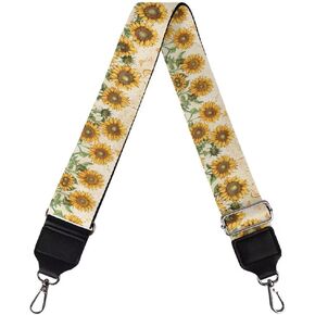 Coldinair Christmas Snowman Purse Strap with Adjustable Hardware Pineapple Pattern Replacement Bag Straps Wide Bag Straps for Canvas Crossbody Purses Strap Messenger Bags Shoulder Handbags