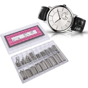 1.8Mm Spring Watch Spring Pins Metal 270Pcs Box 1.8Mm Professional Watch Band Spring Bars Strap Link Pins Repair Accessory
