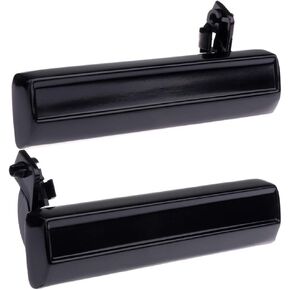OCPTY Door Handles Exterior Driver Passenger Side Replacement fit 1985-1994 for S10 Outside Door Handles Black(2pcs)