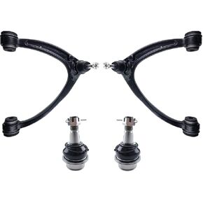 K80669 K80670 K6541 Front Upper Control Arm Lower Ball Joint Replacement for Chevy Silverado1500 GMC Sierra 1500 Suburban 1500 Tahoe Yukon XL1500 Avalanche Escalade-4Pcs Suspension kit