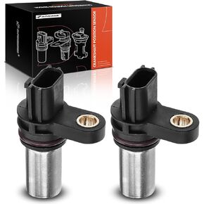 A-Premium 2-PC Engine Camshaft Position Sensor Compatible with Nissan Altima 2001-2001 2.4L, Altima 2002-2006 2.5L, Frontier 2005-2018 2.5L, Sentra 2002-2006 2.5L & Suzuki Equator 2009-2012 2.5L