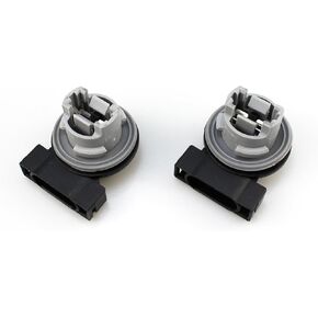 Turn Signal and Front Parking Lamp Socket Set Kit for Jeep 1997-2006 Wrangler TJ & Unlimited, 1999-2001 Cherokee XJ (97-06) Front Parking Lamp Bulb Plug Sockets(2 Pcs)