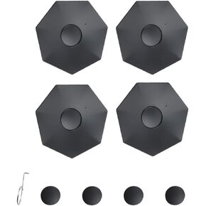 4PCS Wheel Hub Center Cap Covers for Tesla Cybertruck 2024, Snap-in ABS Plastic Car Rims Cap Cover for Cybertruck, Waterproof
