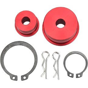 Shifter Cable Bushings, Aluminum Alloy Shift Linkage Bushing Shifter Cable Inserts Kit Replacement for Si 2002 to 2005, RSX Type S 2002 to 2006