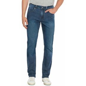 Buffalo David Bitton Men's Axel Super Soft Slim Stretch 5 Pocket Denim Jean (as1, Waist_Inseam, Numeric_38, Numeric_34, Regular, Regular, Blue)