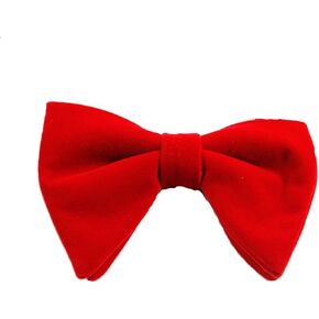 Velvet Bow Ties for Men - Oversized Bowtie, Pre-tied, Self-tie & Adjustable for Weddings, Events & Parties