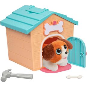 Little Live Pets My Puppy's Home Minis - Pink & Purple Home | Plush Toy & Kennel Playset. Build Your Puppy's Home, Name Your Puppy & Surprise! Puppy Appears! Which Puppy Will You Get? Easy Build DIY