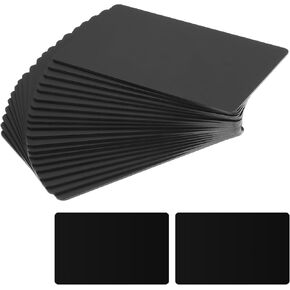 20pcs NFC Cards Rewritable NFC Tags NTAG 215 PVC Cards Blank Easy Convenient Programmable NFC Business Card Chip 504 Bytes Memory NFC Tag Compatible with All NFC Enabled Devices Black