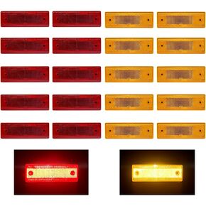 Reflector 150X50mm Self Adhesive Rectangle Safety Waterproof Stick on for Driveway Mailbox Trailer