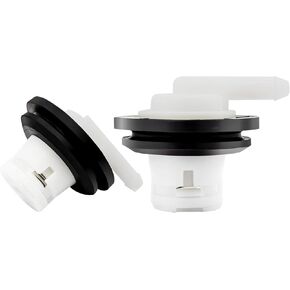 Fuel Tank Vent Valve, 2PCS Gas Tank Vent with Grommet Seal for Jeep Cherokee XJ Wagoneer, Comanche MJ, Grand Cherokee ZJ, Wrangler YJ, Dodge Ram, Chrysle