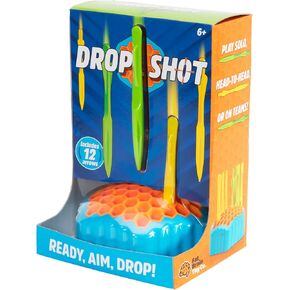 Fat Brain Toys Drop Shot - Ready, Aim, Drop! 2-Player Skill Game for Ages 6+