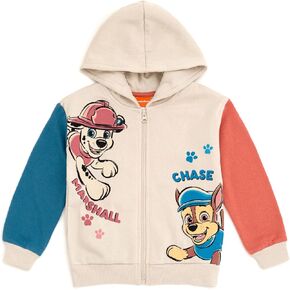 Paw Patrol Fleece Zip Up Hoodie Toddler to Big Kid Sizes (2T - 10-12)
