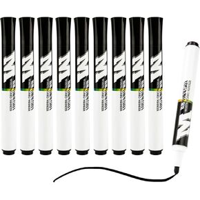 M&G Dry Erase Markers Fine Tip Whiteboard Markers- 20 Pack Low Odor Large Capacity Markers, Ideal for Classroom School Office Home Use on Whiteboard Plastic Glass Metal (14 Black+4 Blue+2 Red)