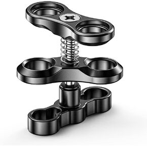 Sea frogs Diving Essential Accessory Ball Arm Clamp Three Cut Out Hole Lighting Arm System Fixed Mount Waterproof Case Tray Attachment CP-3