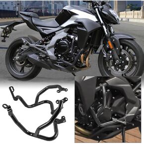 Motorcycle Engine Guard Steel Crash Bar Falling Side Protector Compatible with CFMOTO 400NK 650NK 400 650 NK NK400 NK650 2016 2017 2018 2019 2020 2021 2022 2023 Stunt Cage Crashbar