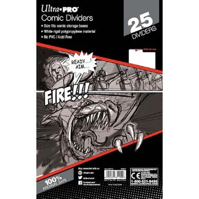 Ultra Pro Comic Dividers, White (COMDIV)