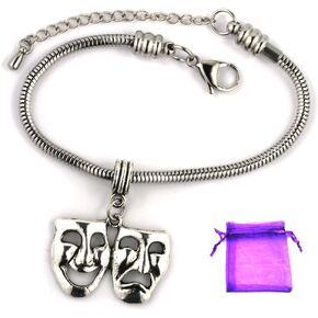 Dave The Bunny Drama Bracelet | Stainless Steel Snake Chain Bracelet