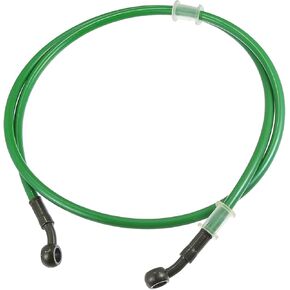 120cm 47.24" Length 10mm ID Motorcycle Hydraulic Brake Line Oil Hose Pipe 28° Stainless Steel Braided Cable for ATV Motocross Sport Bikes Green Replacement