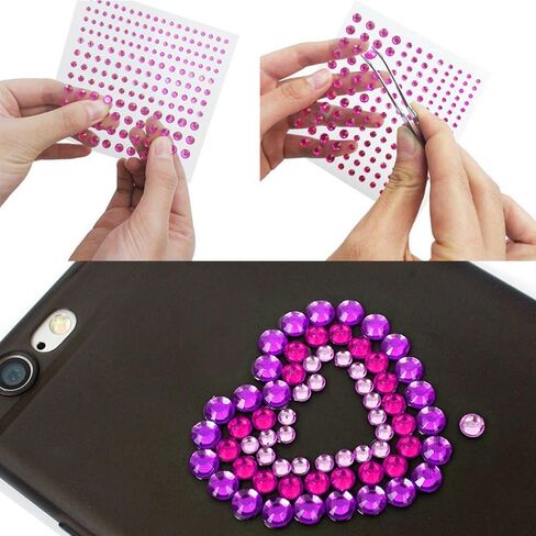 Augshy Gem Sticker, 3300 Piece Rhinestone Stickers for Crafts in Saudi Arabia
