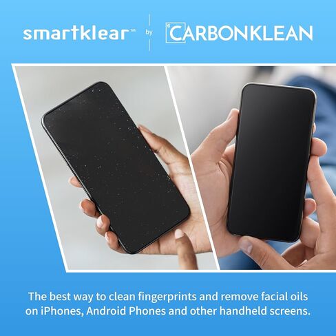 SmartKlear Smart Phone Screen Cleaner - Efficient and Durable Carbon Microfiber Technology (Injected Red) in Saudi Arabia