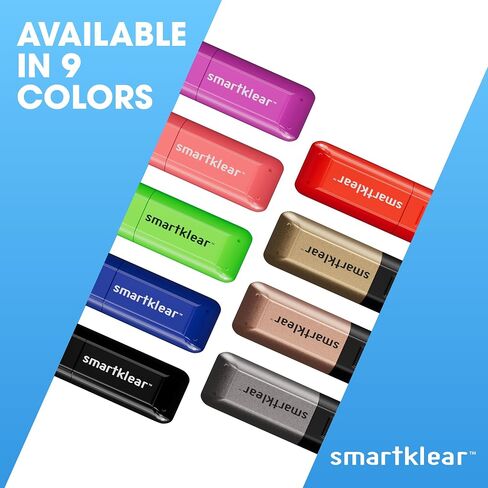 SmartKlear Smart Phone Screen Cleaner - Efficient and Durable Carbon Microfiber Technology (Injected Red) in Saudi Arabia