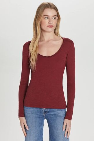 Goldie Lewinter Women's L/S Vera Trim Scoop Neck in Saudi Arabia
