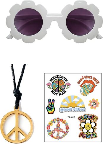 أزياء الهالوين للفتيات 2024، أزياء الستينيات والسبعينيات من القرن الماضي هيبي ديسكو للأطفال in Kuwait