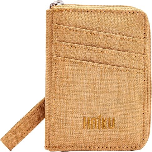 HAIKU Sprout Wallet, Lightweight Small Wristlet Wallet with Zippered Pouch, RFID Pockets, and Removeable Wrist Strap, Honeycomb in Kuwait