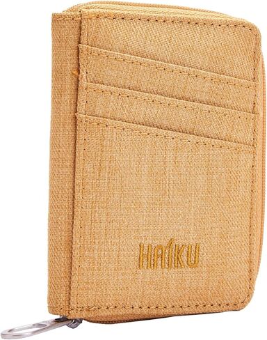 HAIKU Sprout Wallet, Lightweight Small Wristlet Wallet with Zippered Pouch, RFID Pockets, and Removeable Wrist Strap, Honeycomb in Kuwait