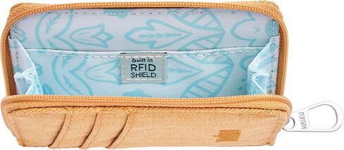 HAIKU Sprout Wallet, Lightweight Small Wristlet Wallet with Zippered Pouch, RFID Pockets, and Removeable Wrist Strap, Honeycomb in Kuwait