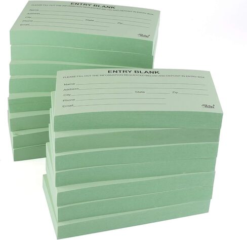 1500 Entry Sheets Ticket Raffle Perfect Use for raffles, Lead Generation, Collecting Business Cards, Voting, contests, suggestions,Raffles, Ballots, Giveaways, Leads, Drawings (Light Pink) in Kuwait