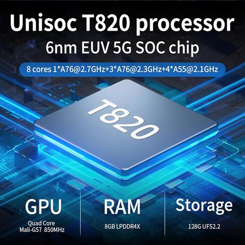 RG Cube Retro Game Console No Games Handheld Game Console Multi-Touch Screen Android 13 System Video Game Console 5200mAh Battery,High-Speed Fan,16 Million Color RGB Lighting(Gray) in Kuwait