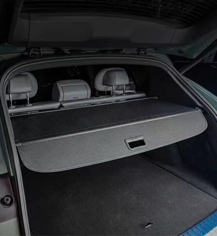 Retractable Cargo Cover Compatible with 2019-2023 Lincoln Nautilus and MKX 2016-2018 Rear Privacy Screen Car Storage Trunk Luggage Tonneau Security Shade (Carbon Fiber Style) in Saudi Arabia