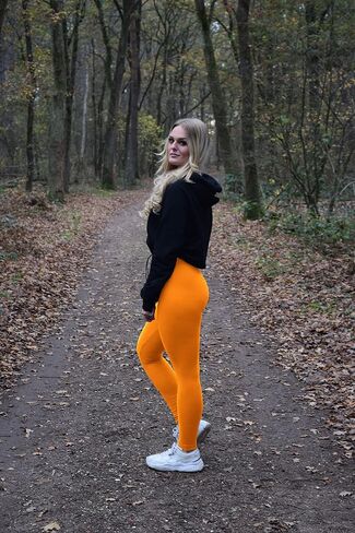 LMB High Waisted Leggings for Women - High Classic Waistband - Extra Soft Fabric, Perfect for Lounging, Yoga in Saudi Arabia