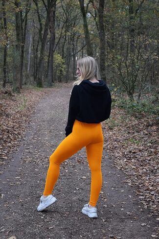 LMB High Waisted Leggings for Women - High Classic Waistband - Extra Soft Fabric, Perfect for Lounging, Yoga in Saudi Arabia
