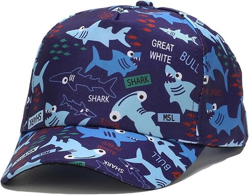 Summer Cartoon Baseball Hat for Kids Adjustable Toddler Kids Sun Cap for Age 2-8 in Saudi Arabia