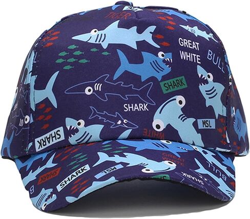 Summer Cartoon Baseball Hat for Kids Adjustable Toddler Kids Sun Cap for Age 2-8 in Saudi Arabia