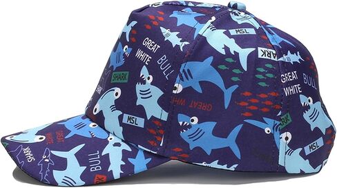 Summer Cartoon Baseball Hat for Kids Adjustable Toddler Kids Sun Cap for Age 2-8 in Saudi Arabia