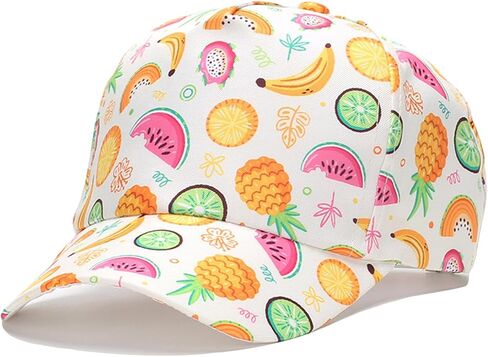 Summer Cartoon Baseball Hat for Kids Adjustable Toddler Kids Sun Cap for Age 2-8 in Saudi Arabia