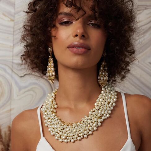 قلادة كينيث جاي لين من الذهب واللؤلؤ in Kuwait