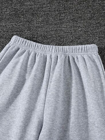 بنطال رياضي للركض للفتيات من WDIRARA مكون من قطعتين بخصر مطاطي مع جيوب in Kuwait