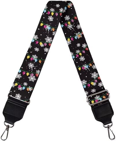 Coldinair Christmas Snowman Purse Strap with Adjustable Hardware Pineapple Pattern Replacement Bag Straps Wide Bag Straps for Canvas Crossbody Purses Strap Messenger Bags Shoulder Handbags in Saudi Arabia
